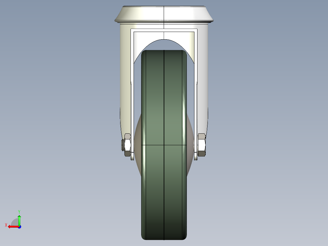 型材-KJN 531784 125MM WHEEL后视图