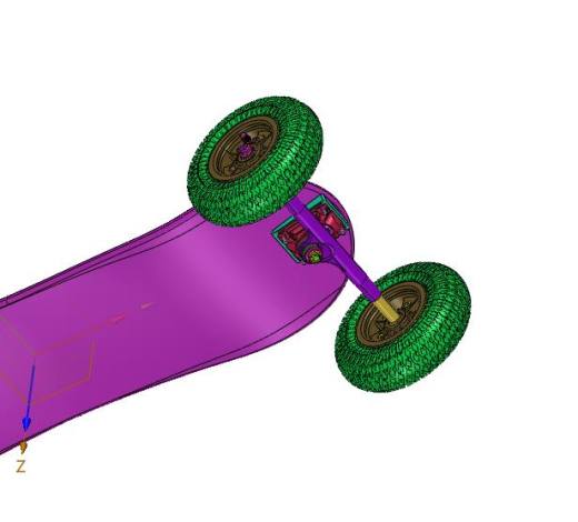 橡胶四轮滑板单翘板缩略图