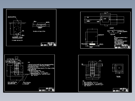 道路照明工程的地基系统图