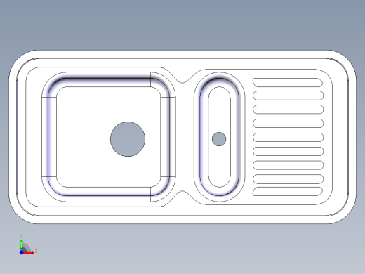 水槽、不锈钢水槽(73)前视缩略图