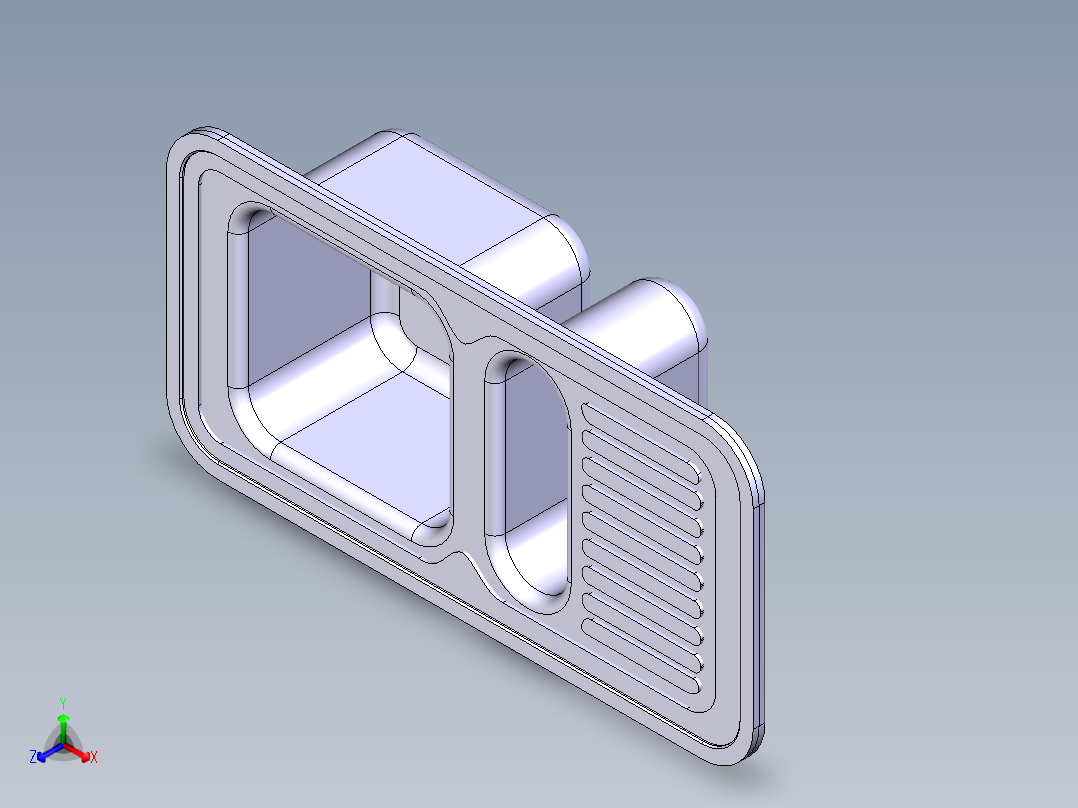 水槽、不锈钢水槽(73)正等轴测图