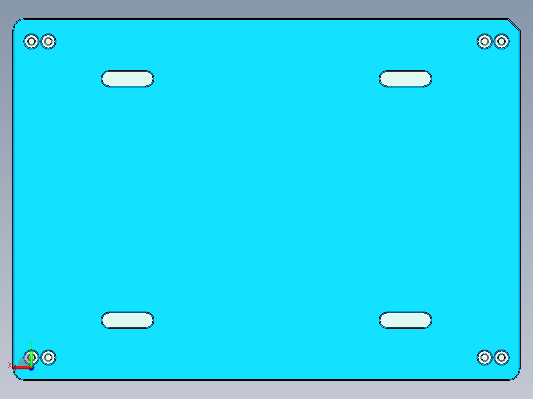 VAZ50-笔记本CNC工装夹具三维模型CNC1后视图