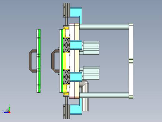 AAPB0-TRIM-笔记本CNC工装夹具三维模型CNC5右视缩略图