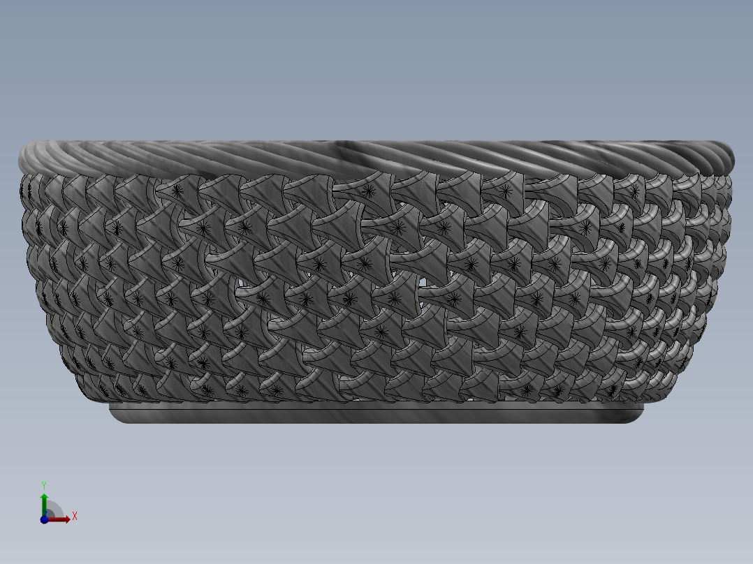 水果篮子前视图