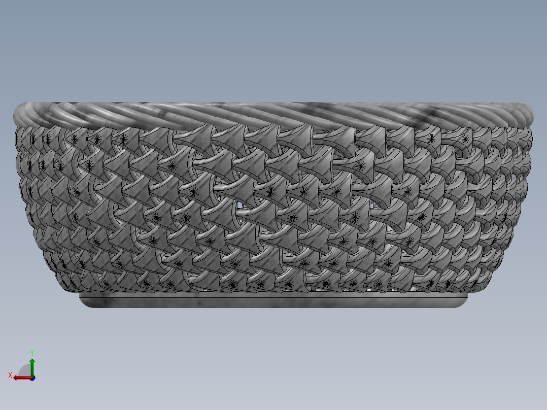 水果篮子后视图