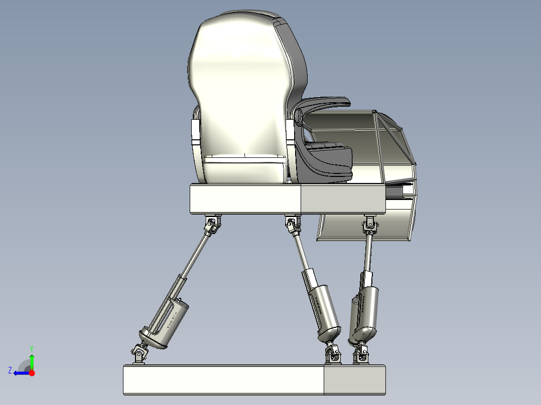 虚拟现实模拟器右视图