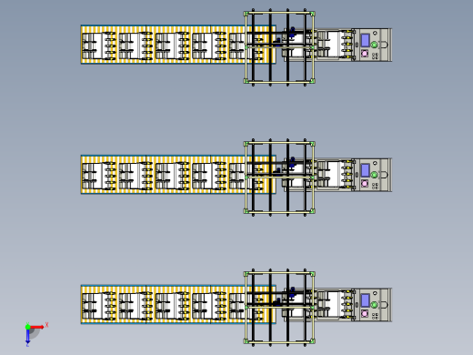 电动葫芦吊平台运输铲斗模拟俯视缩略图