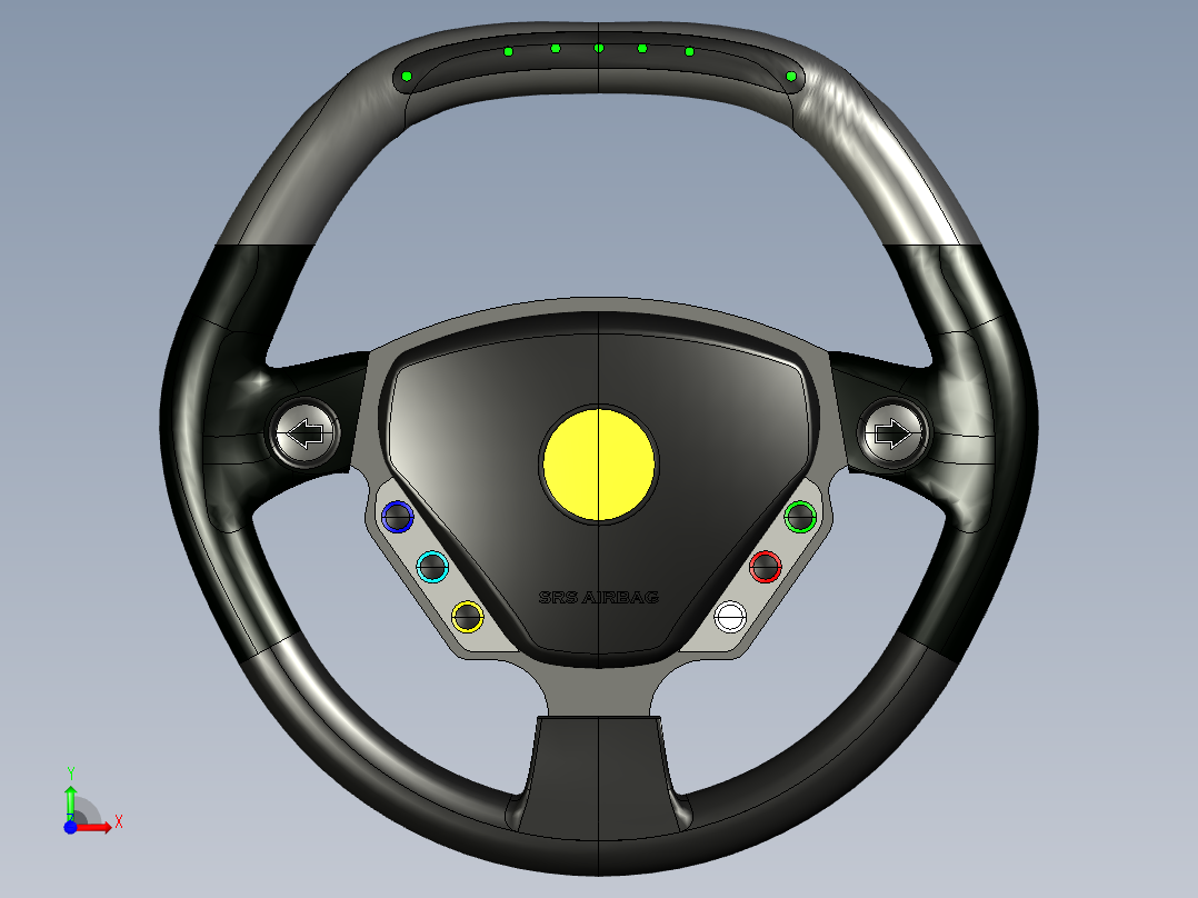 方向盘(17)前视图