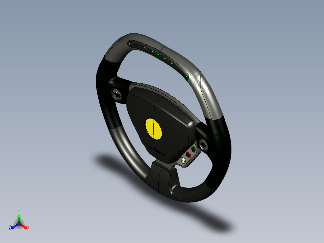 方向盘(17)正等轴测图