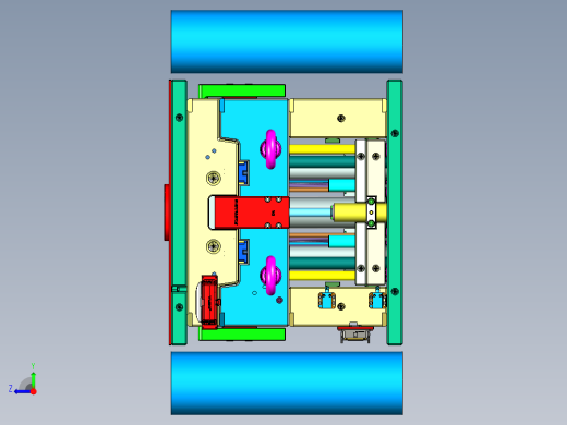 追觅拖地机本体左右护板塑胶模具 (2)右视缩略图
