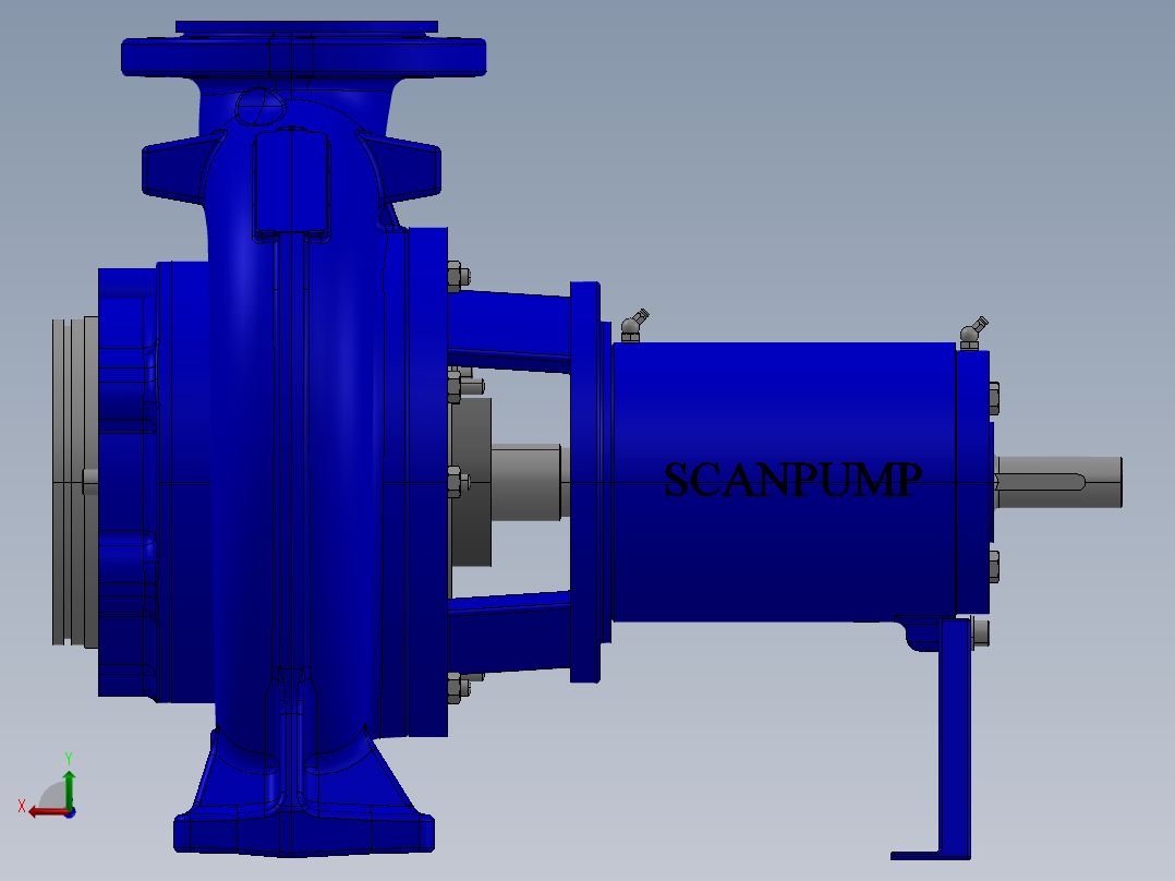泵、水泵(60)后视图