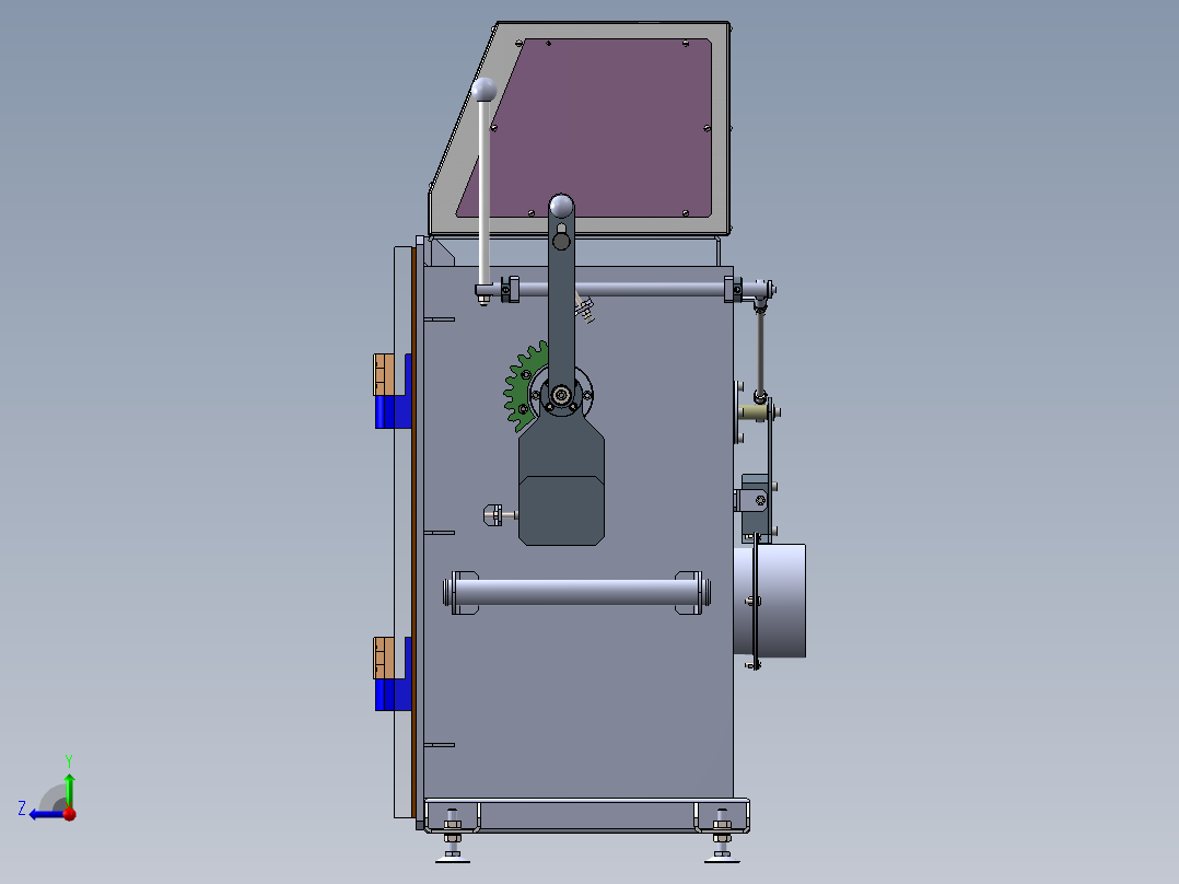 A3003545-真空实验箱右视图
