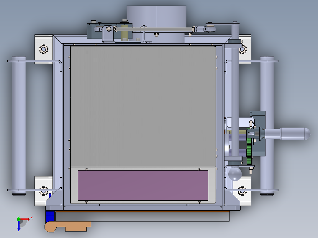A3003545-真空实验箱俯视图