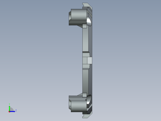 CPU散热器安装支架左视缩略图