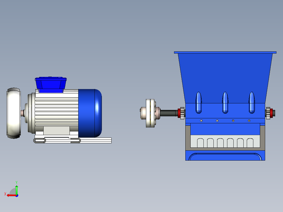 B2004528-木材粉碎机后视图