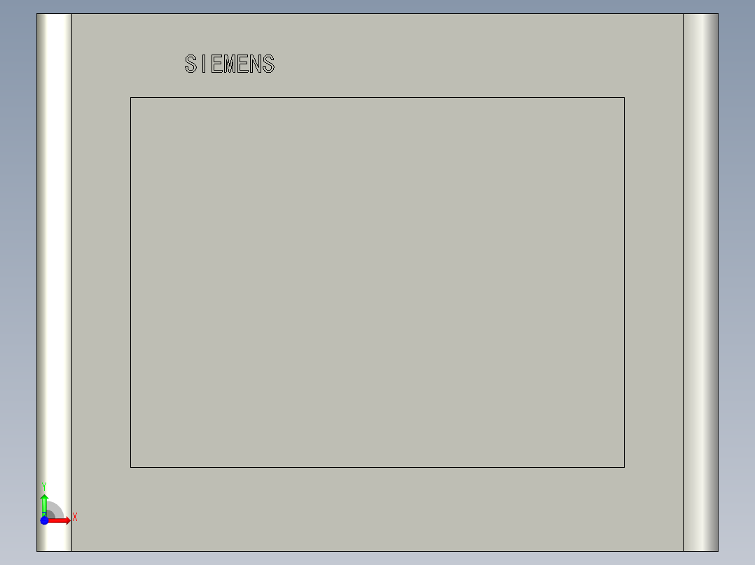 000西门子10英寸操作面板-TLZC前视图