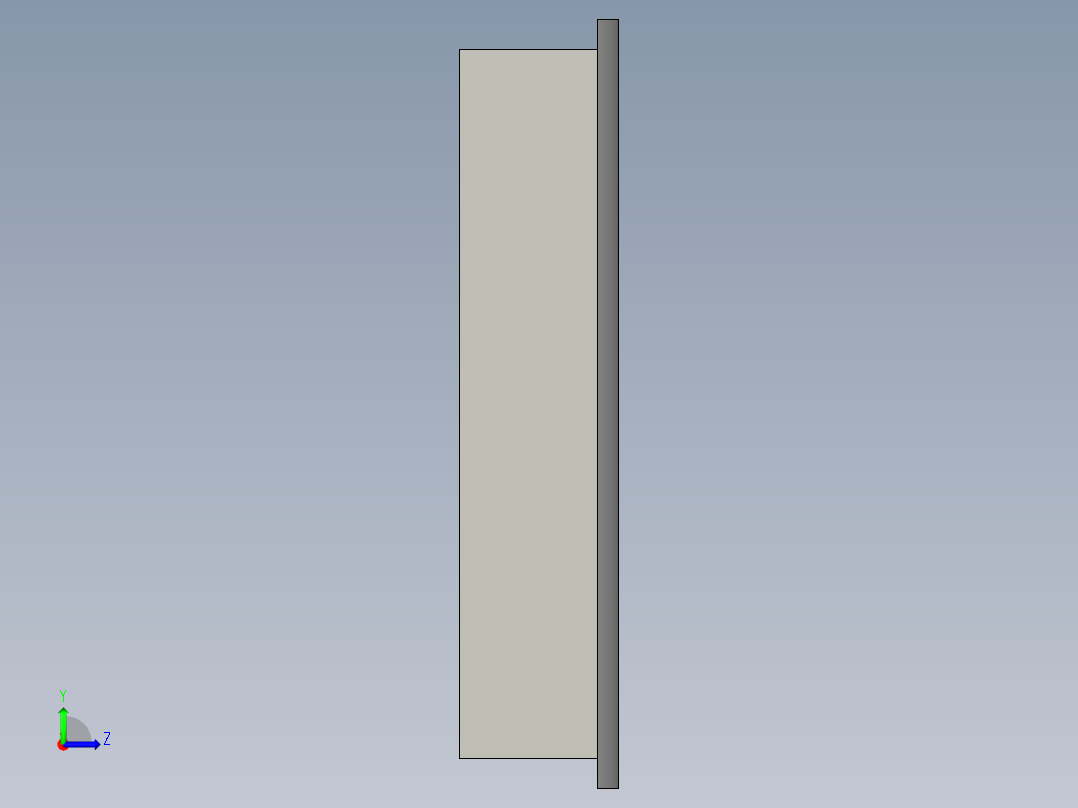 000西门子10英寸操作面板-TLZC左视图
