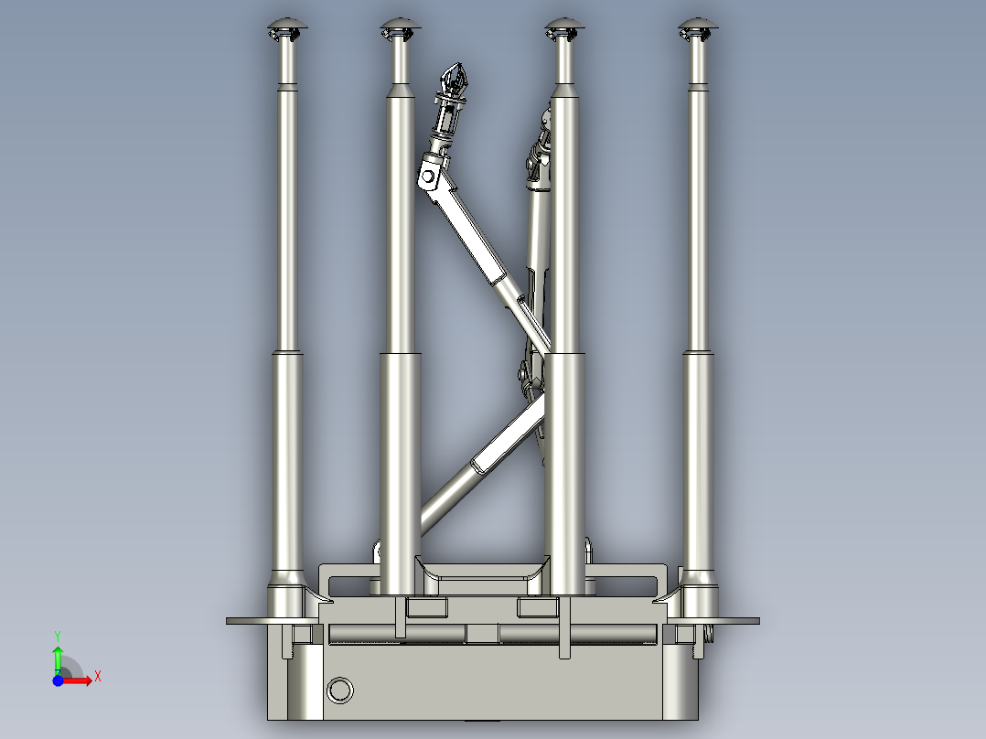 农田环境信息监控系统前视图