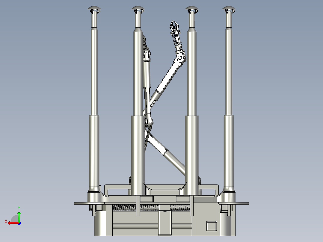 农田环境信息监控系统后视图