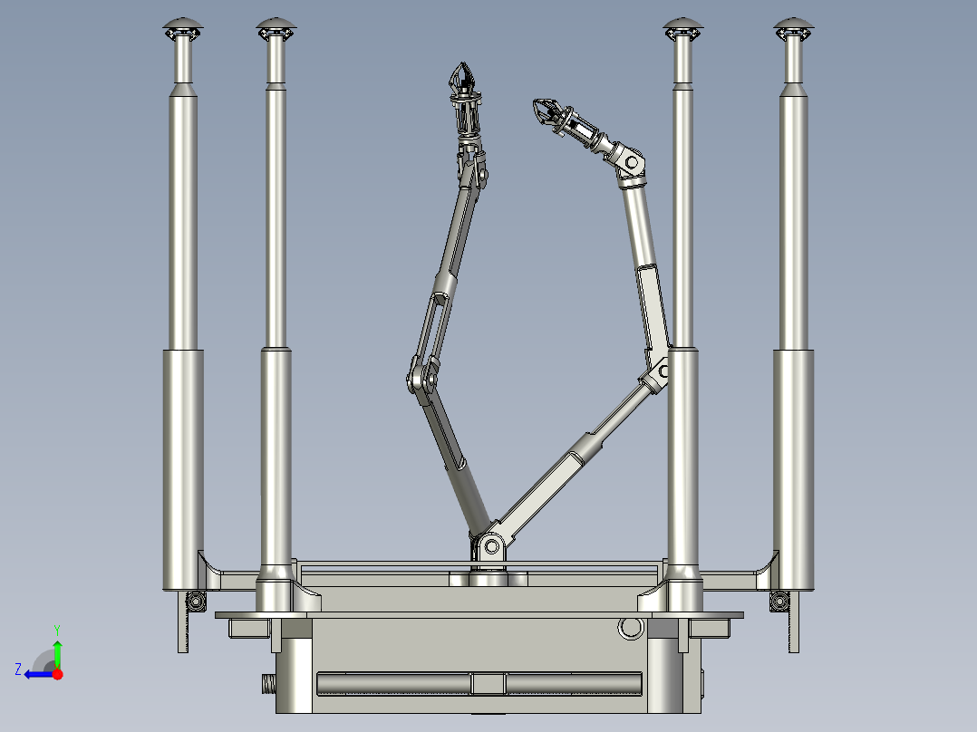 农田环境信息监控系统右视图