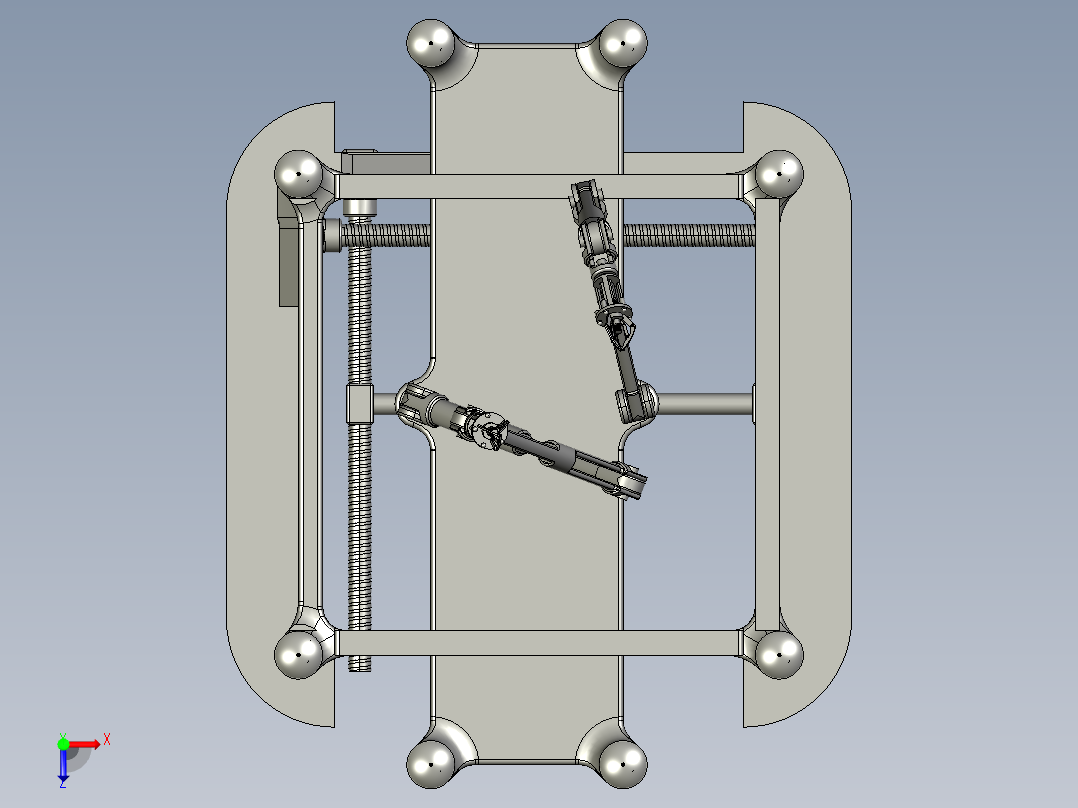 农田环境信息监控系统俯视图