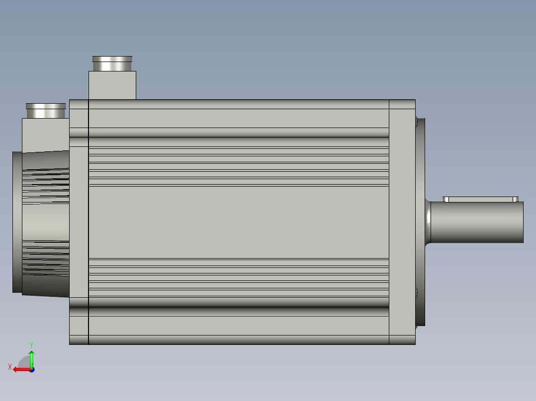130系列伺服电机130ST-M10015后视图