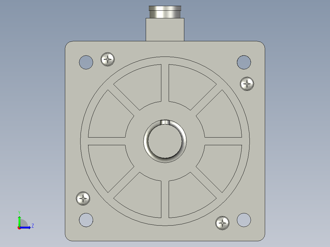 130系列伺服电机130ST-M10015左视图