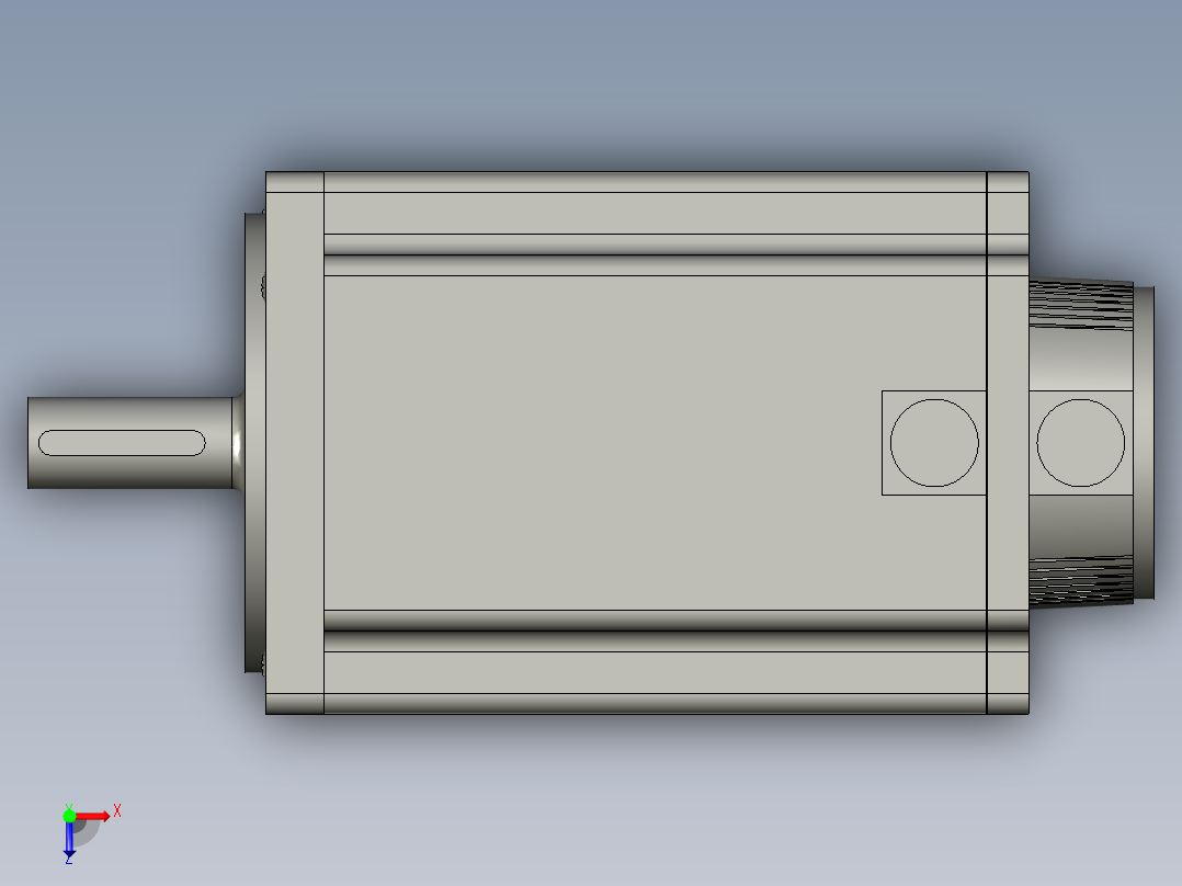 130系列伺服电机130ST-M10015俯视图