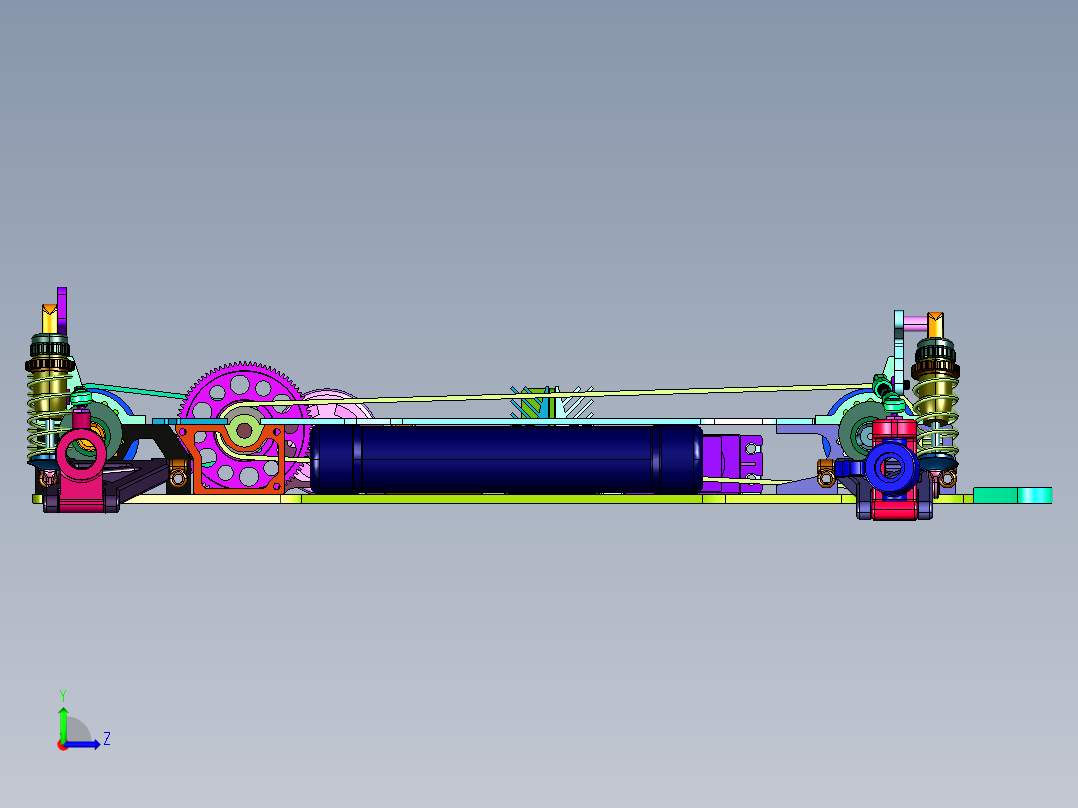 电动方程式遥控车左视图