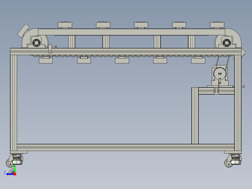 产品板材加工传递系统右视缩略图