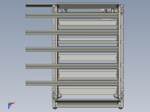产品板材加工传递系统俯视缩略图