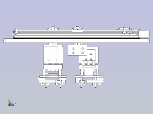 凸轮共轨取料机构左视缩略图
