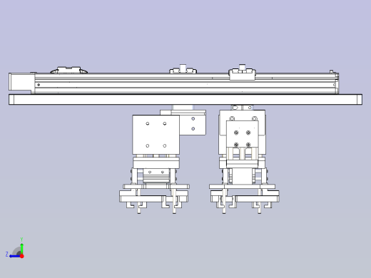 凸轮共轨取料机构右视缩略图
