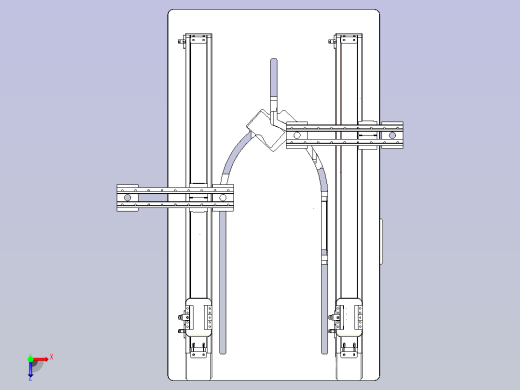 凸轮共轨取料机构俯视缩略图