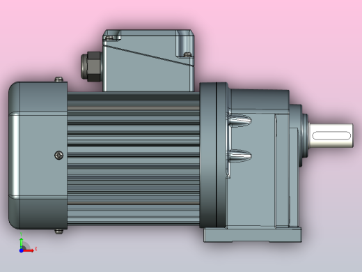 精研卧式标准电机 s250h02-U前视缩略图