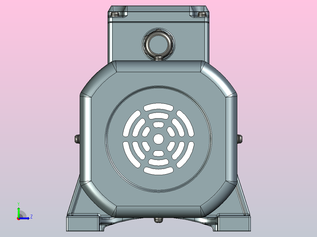 精研卧式标准电机 s250h02-U左视图