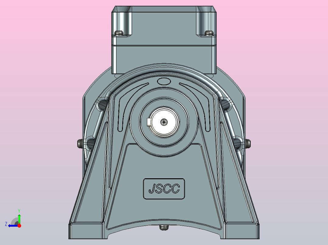精研卧式标准电机 s250h02-U右视图