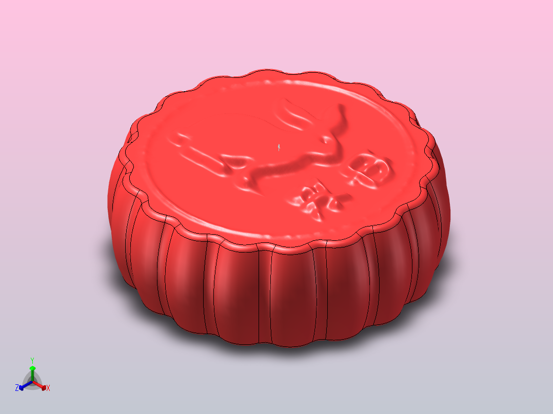 月饼兔.SLDPRT主视图