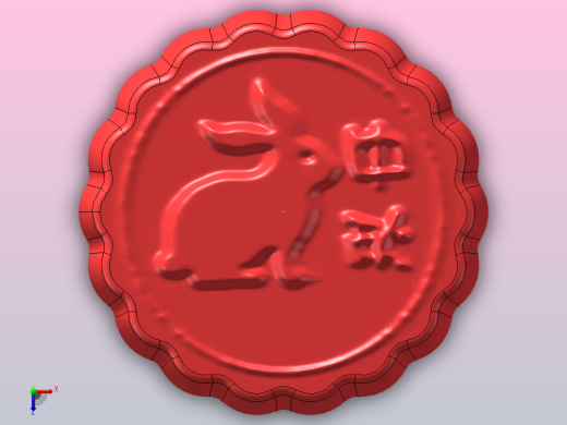 月饼兔.SLDPRT俯视缩略图