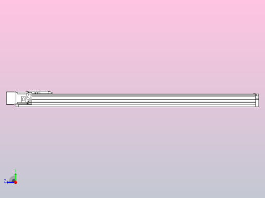 滚珠丝杠直线轴内置导轨TPA-GCR-80-1610C-L950-ML-M20-N3右视缩略图