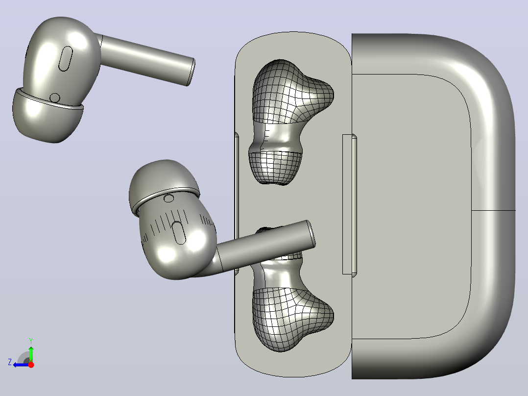 airpods  pro  笔记本右视图