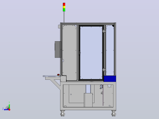 IC自动装配设备3D模型右视缩略图