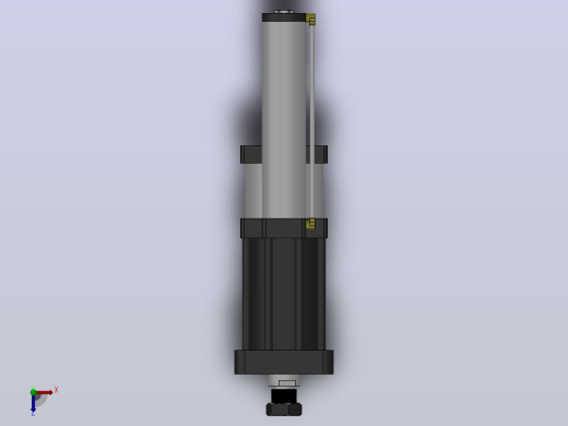 MPT-30T系列标准型[MPT-150-150-5-30T-M1-S1-0°]可调型气压增压缸俯视缩略图