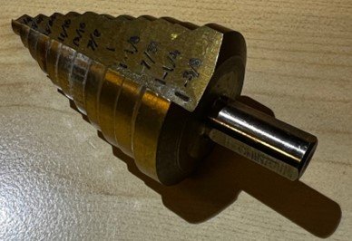 柄镀锡高速钢多直径阶梯钻头缩略图