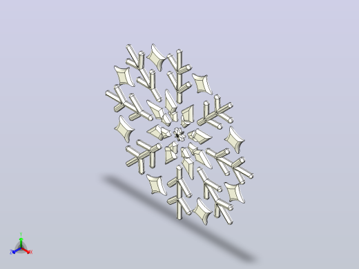 雪花正等轴测缩略图
