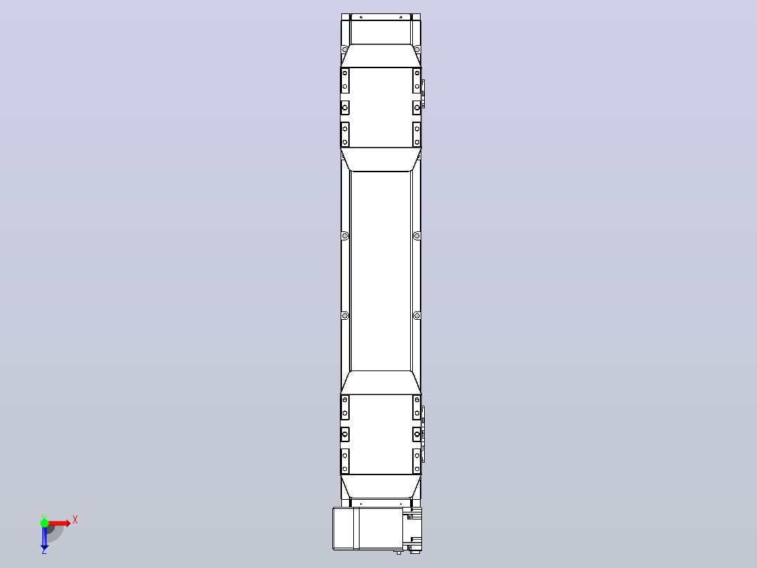 皮带直线轴双滑块型TPA-GCBS-150-P80-L175-LP-M75-N3俯视图