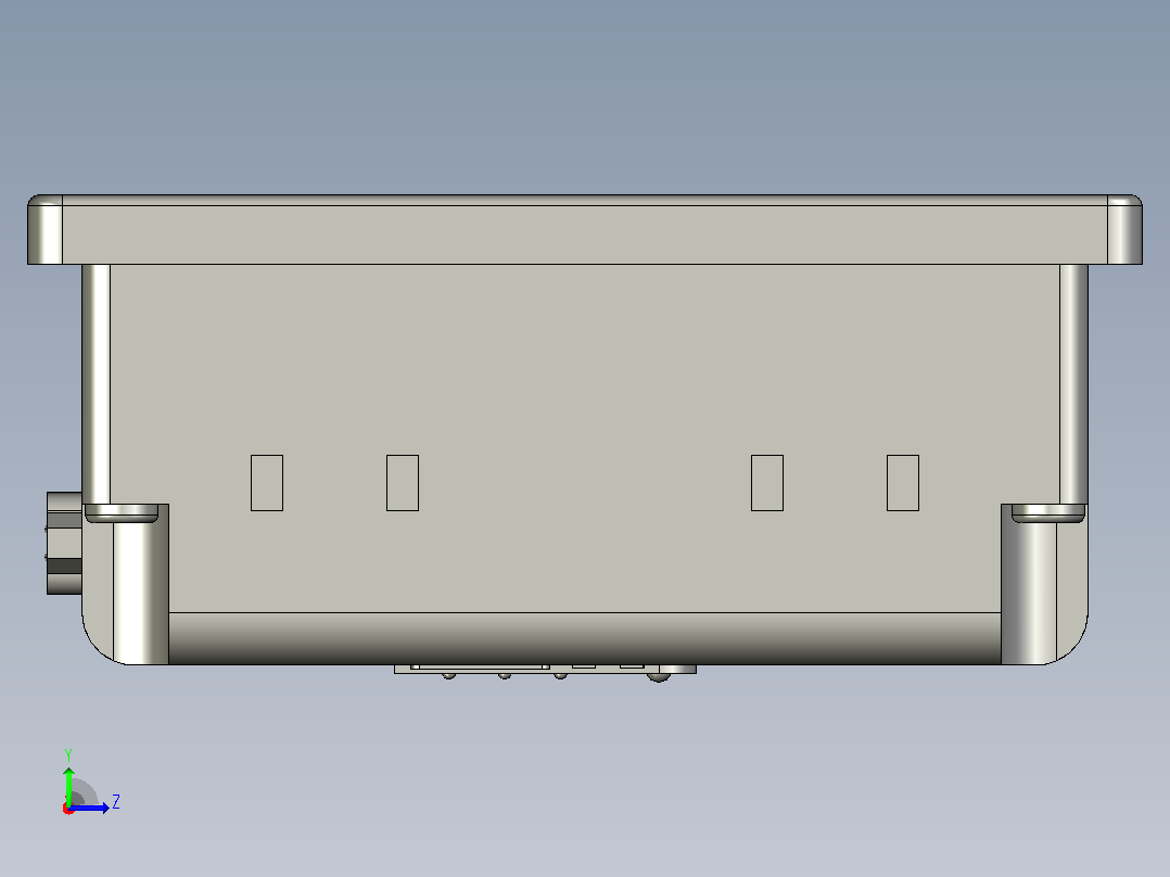 触摸屏HMI - Mematron PV-6050WV2左视图