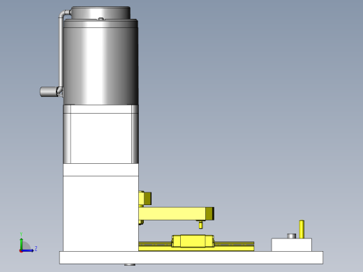 电机式连续前后组件左视缩略图