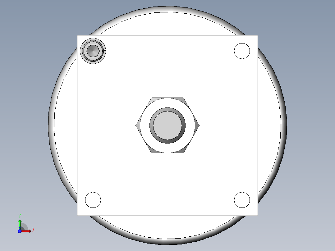 横移台车组件前视图
