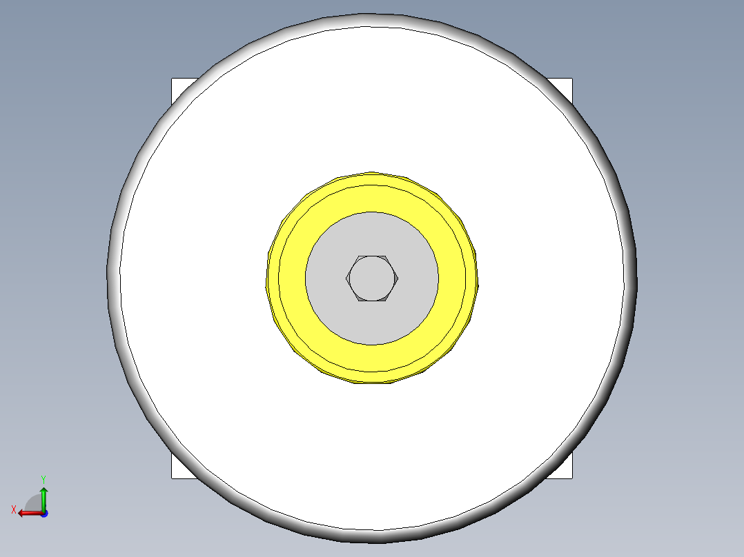 横移台车组件后视图